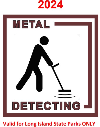 2024 Long Island State Park Metal Detecting Permit-Metal Detecting - 2024