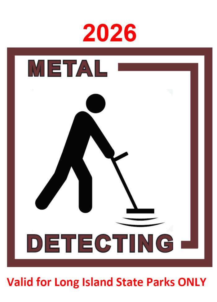 2026 Long Island State Park Metal Detecting Permit-Metal Detecting - 2026 2026 Long Island State Park Metal Detecting Permit-Metal Detecting - 2026